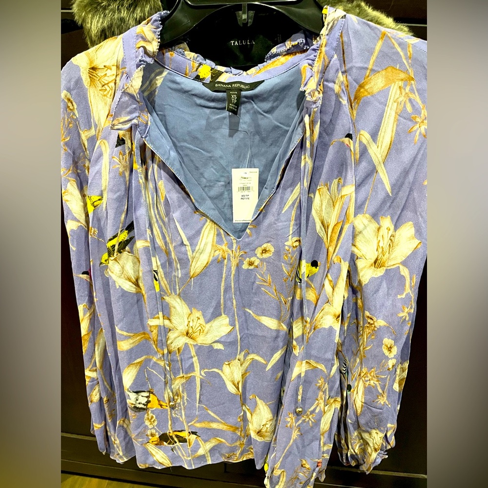 Banana Republic Spring Fall blouse